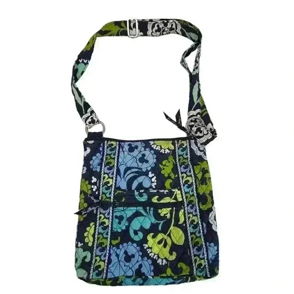 Vera Bradley x Disney Parks "Where's Mickey?" Crossbody Purse Floral Print - Picture 1 of 14
